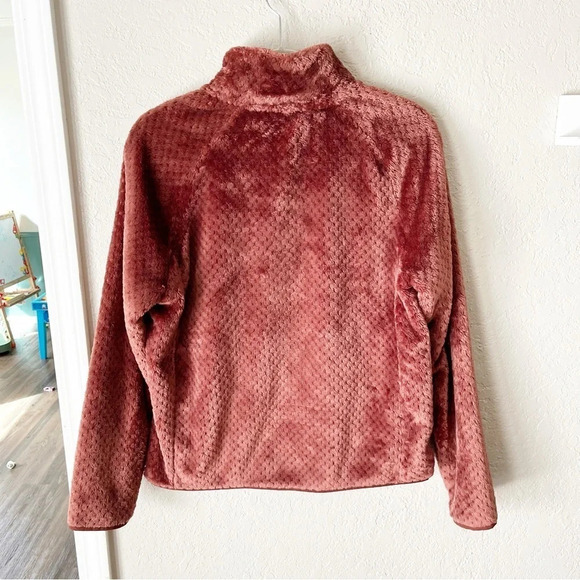 EDDIE Bauer Alpine Plush Full Zip Jacket in Dark Sable M - Picture 2 of 8